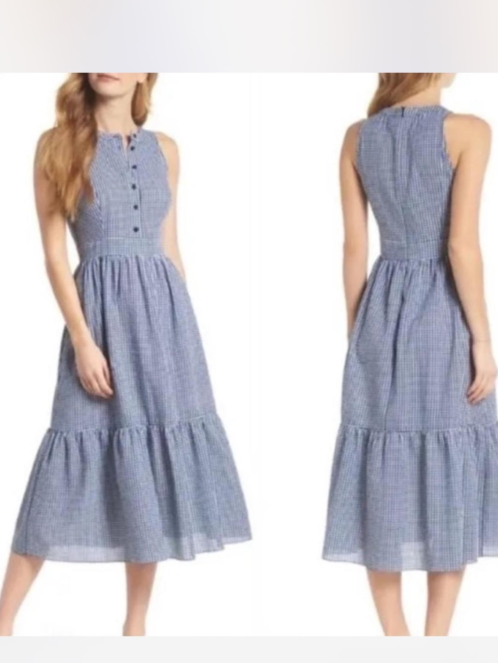 Gal Meets Glam Ardith Gingham Dress Size 20